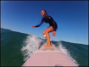 Sonia Surf en action